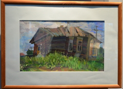 &laquo;Старый дом&raquo;. Т. Силатьева. Бум., гуашь.